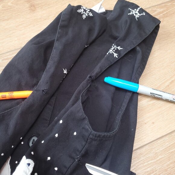 Vintage Nutcracker Christmas Vest Ugly Sweater Holiday Size S READ HOLES - Picture 8 of 15